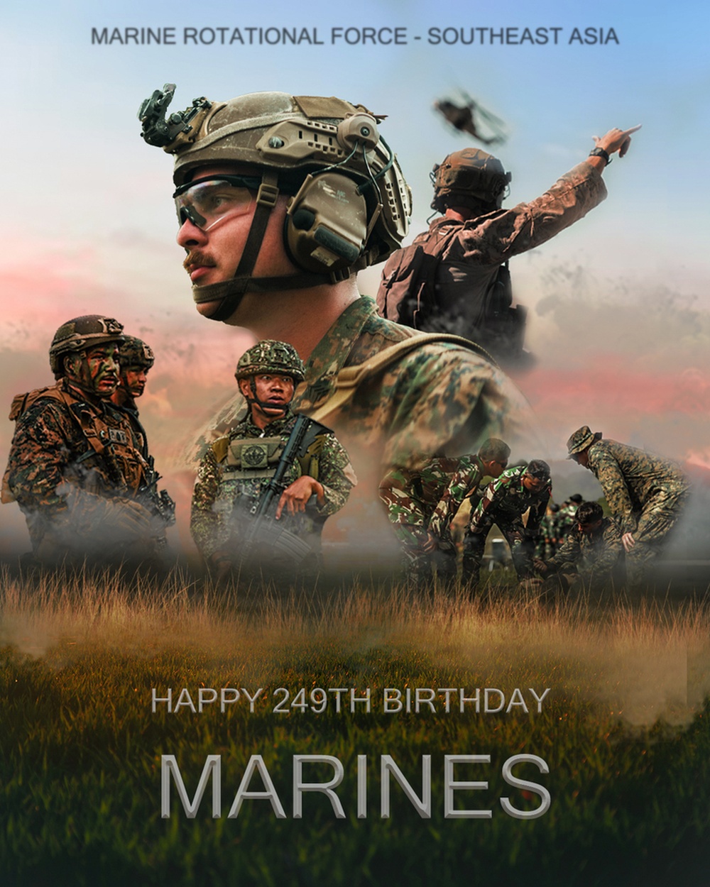 MRF-SEA 25: U.S. Marine Corps 249th Birthday Graphic