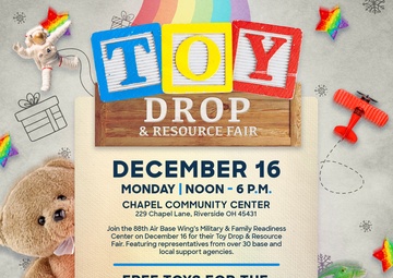 Military &amp; Family Readiness Center to host Toy Drop and Resource Fair