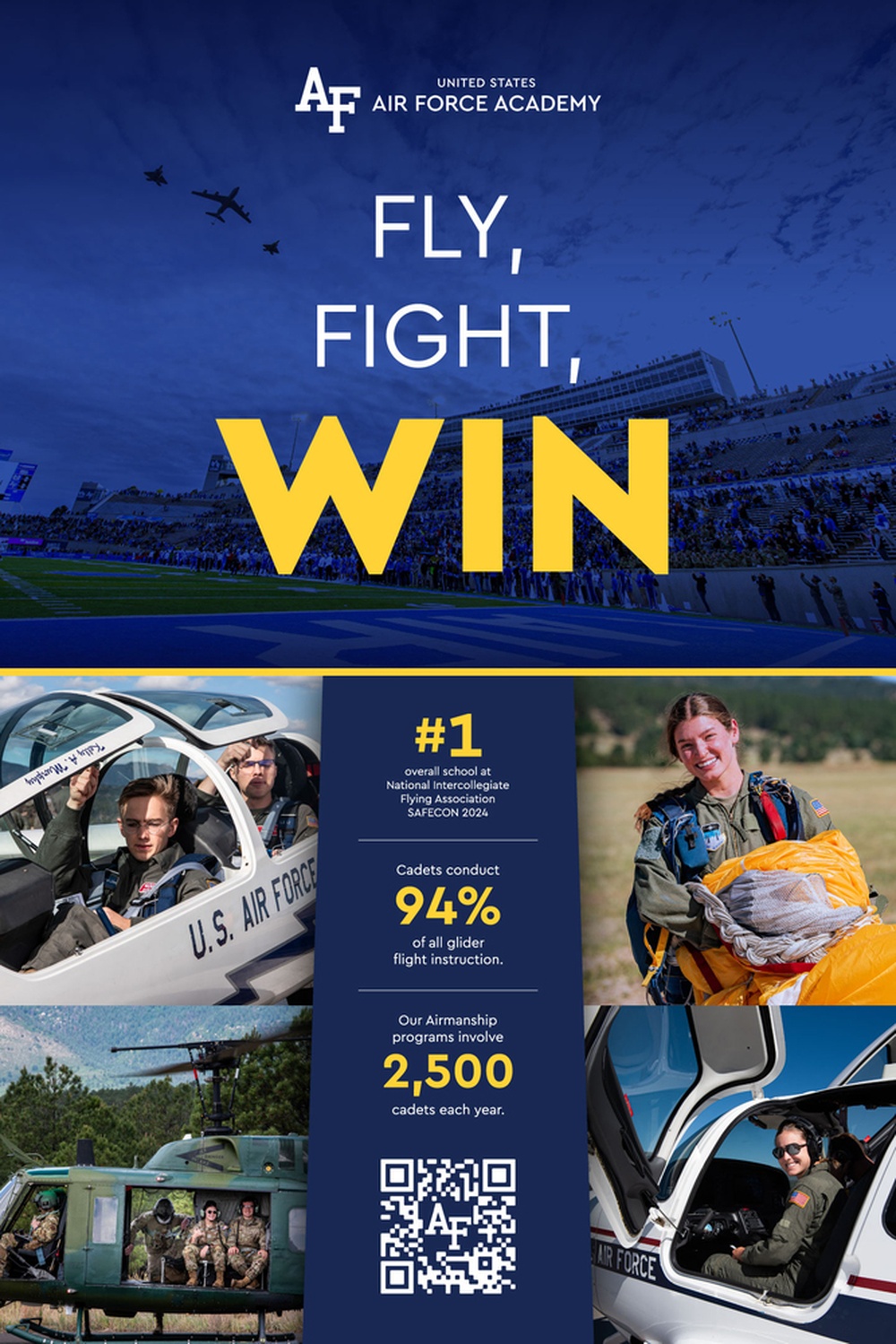 USAFA Fly Fight Win Graphic