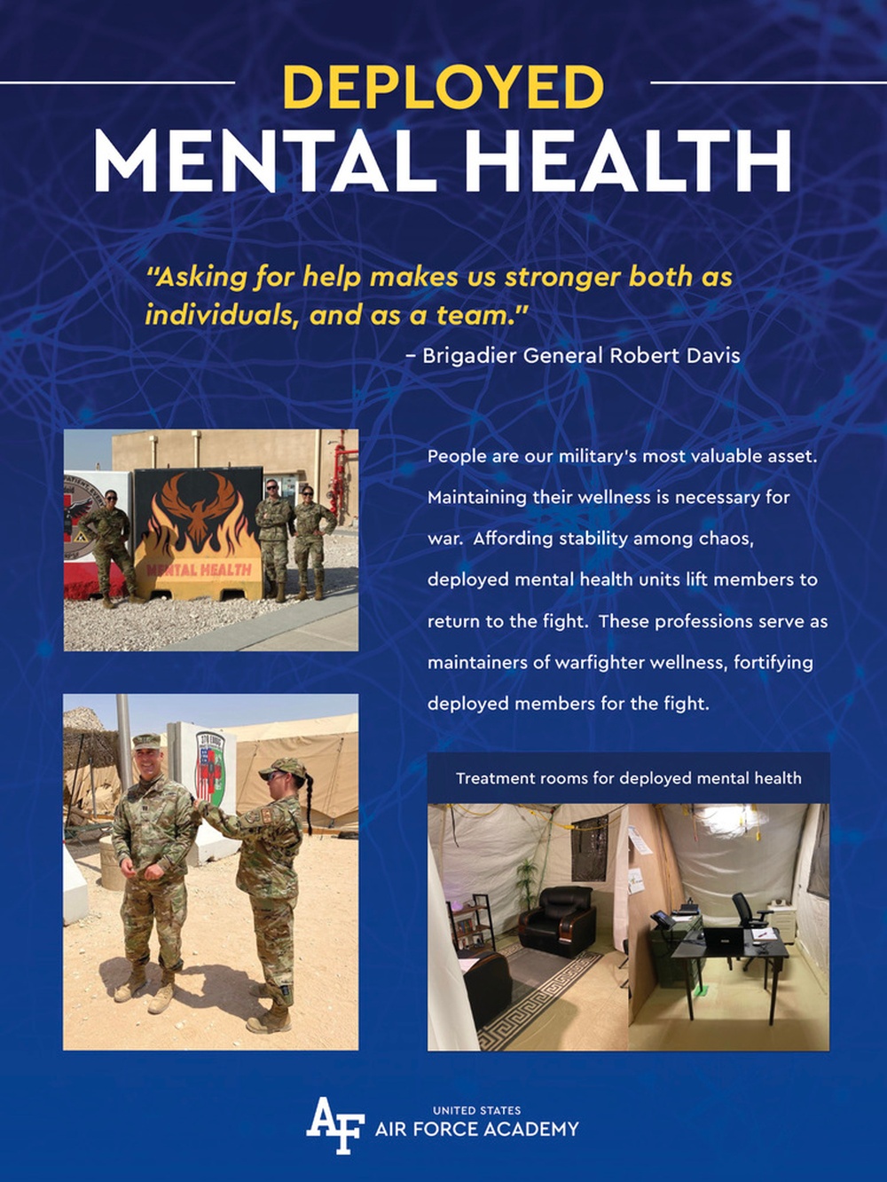 USAFA Deployed Mental Health Graphic