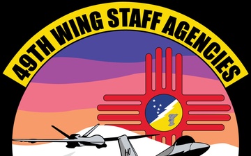 49th Wing Staff Agencies patch design OCP colors