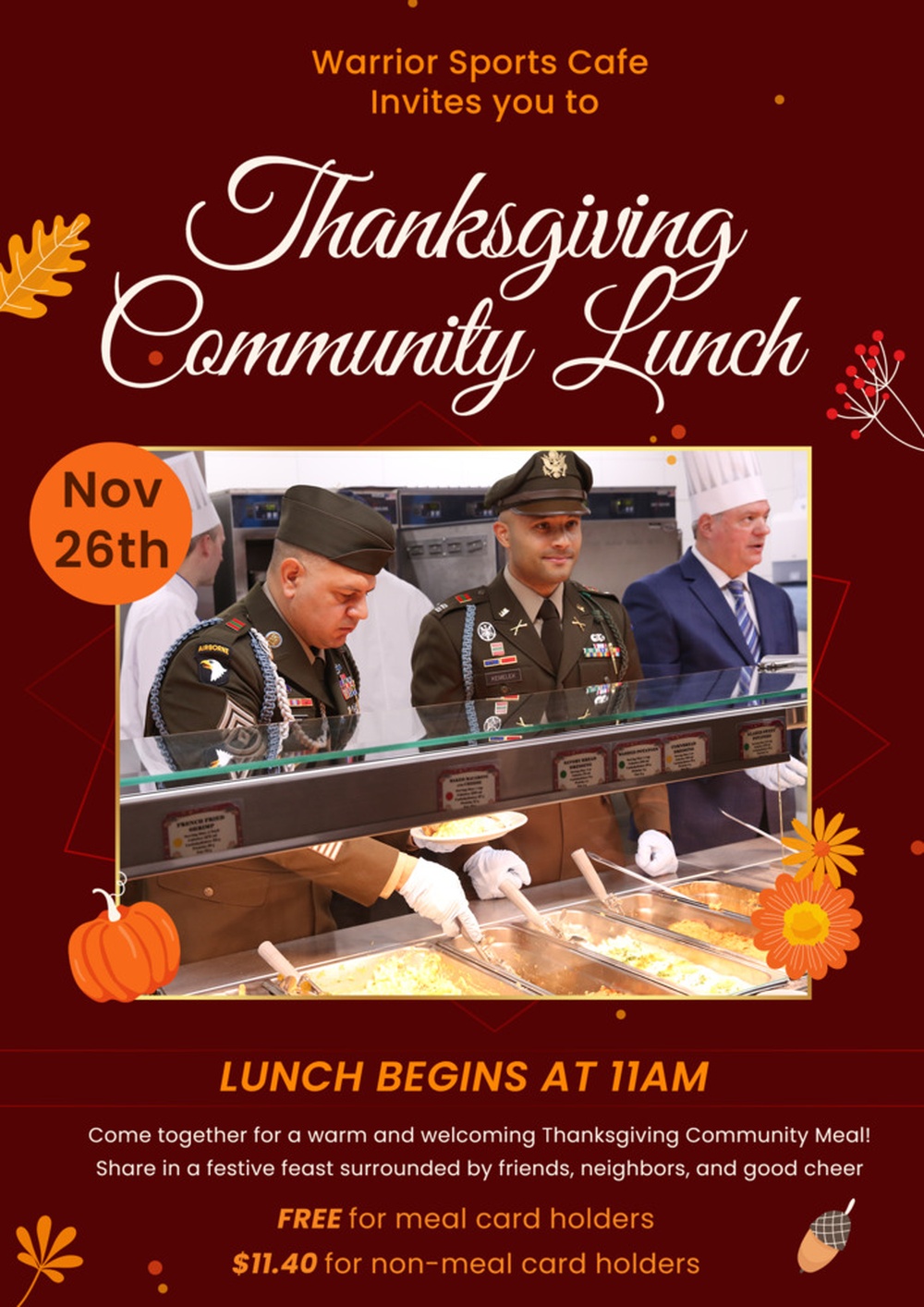 Hohenfels Community Thanksgiving Meal