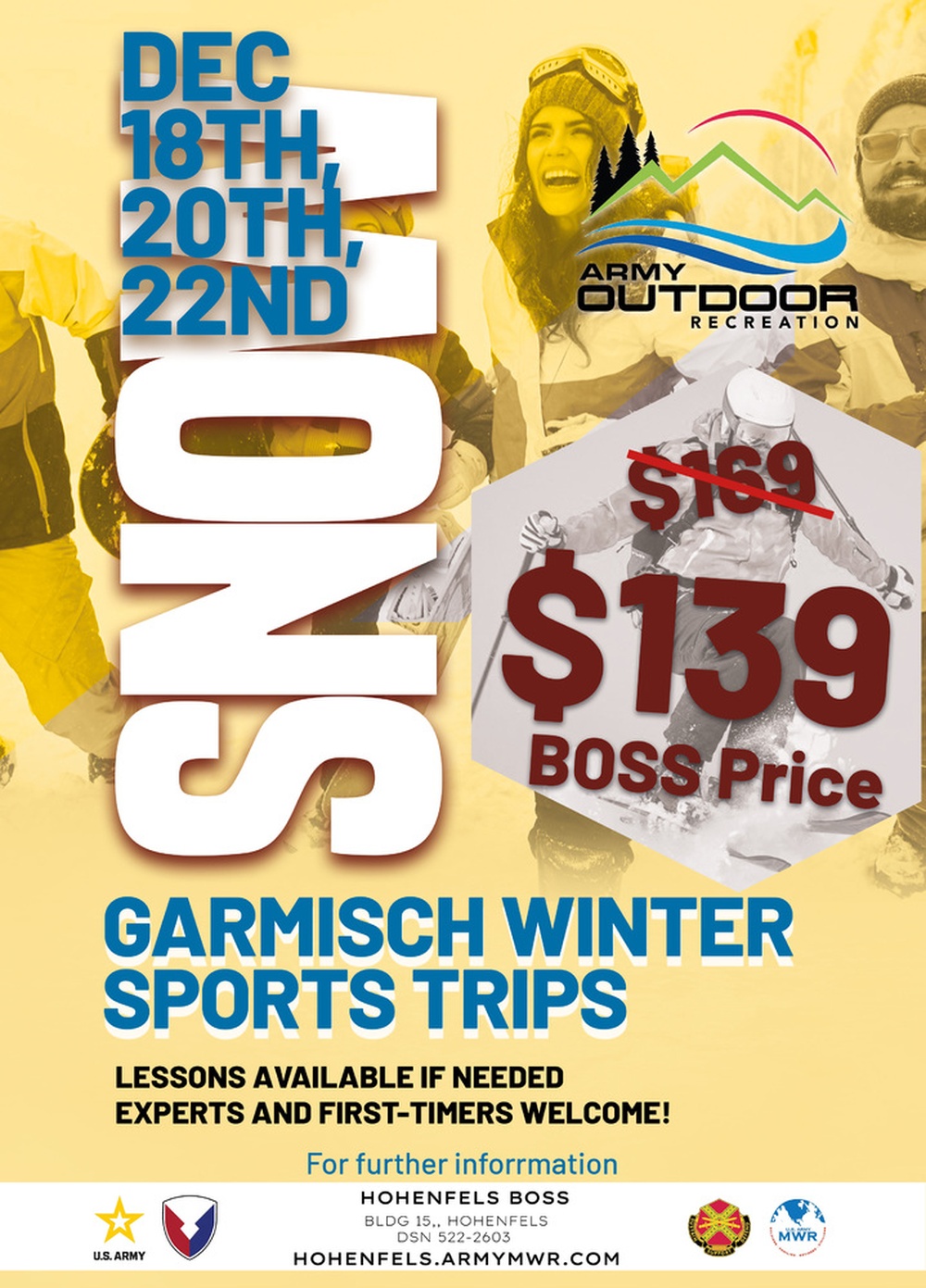 Garmish Ski Trip Flyer