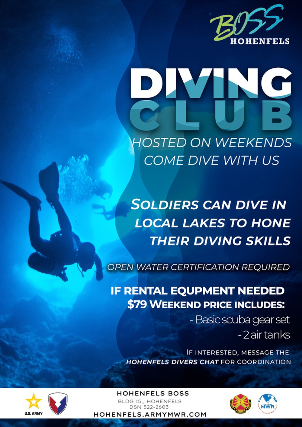 Diving Club Flyer