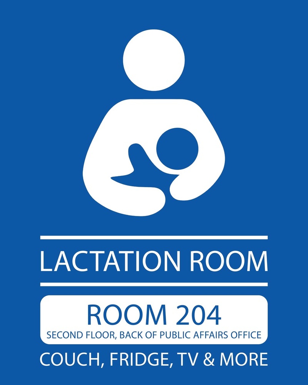 Lactation room directions