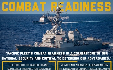 Adm. Steve Koehler, commander, U.S. Pacific Fleet, issues &quot;Combat Readiness&quot; Fleet Order