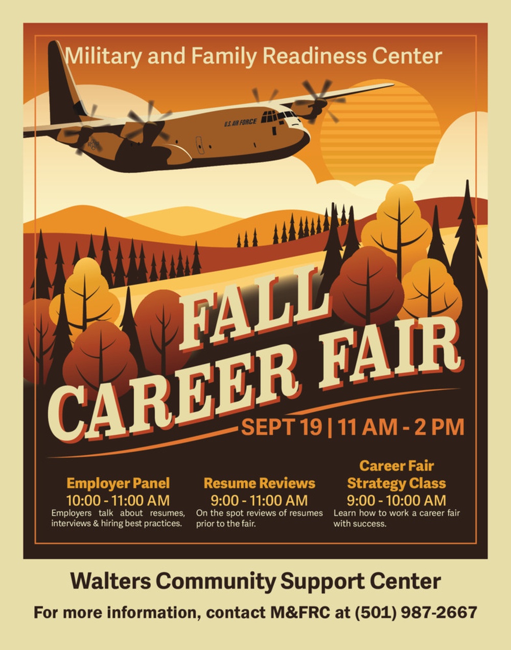 Military and Family Readiness Center hosts Fall Career Fair at Little Rock AFB