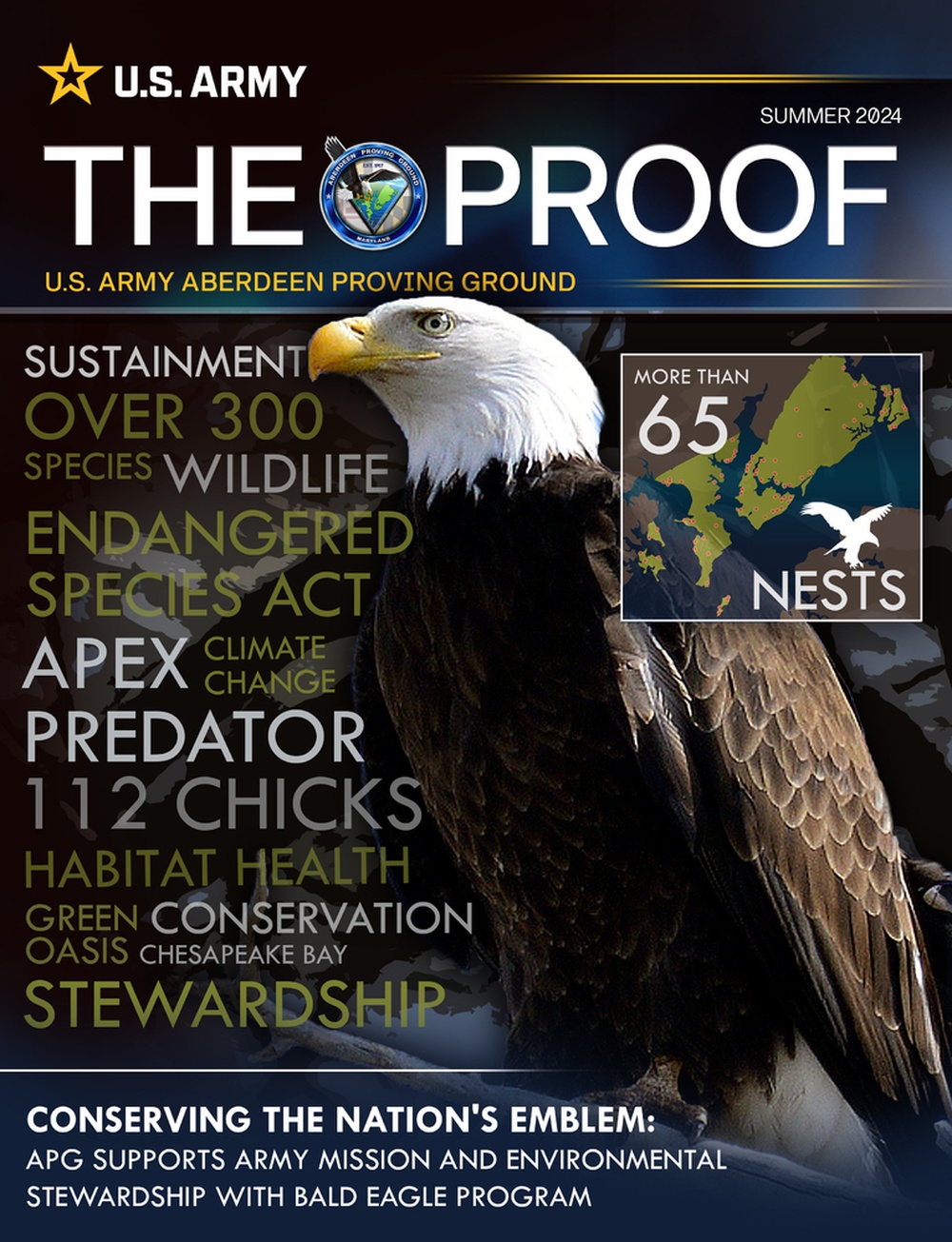 Conserving the Nation's Emblem: APG Supports Army Mission and Environmental Stewardship with Bald Eagle Program