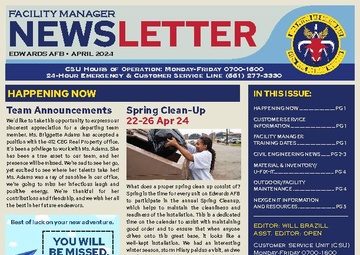 412th Civil Engineering Newsletter April 2024