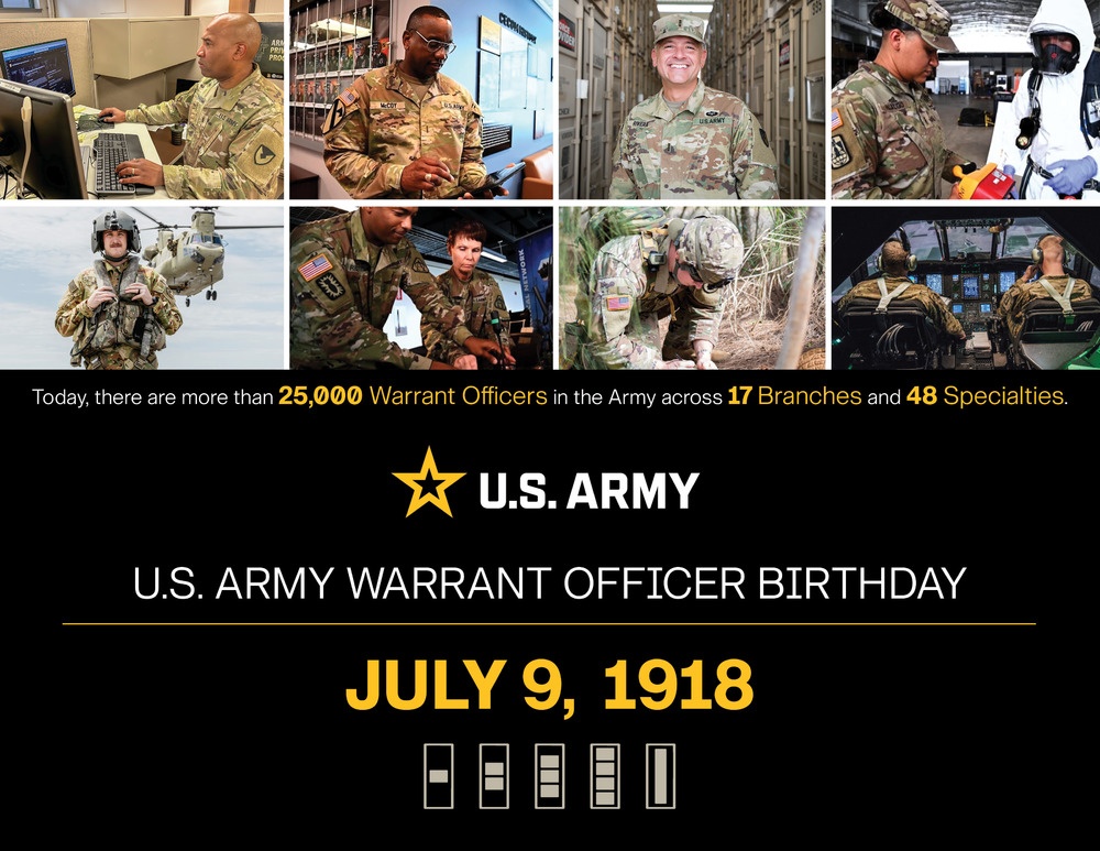 U.S. Army Warrant Officer Birthday