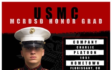 Charlie Company Honor Graduate