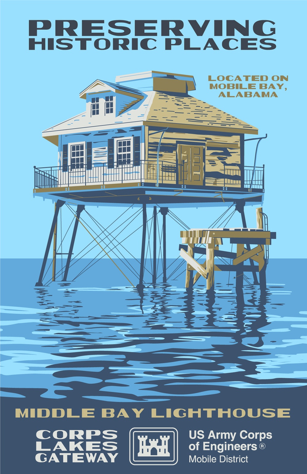 Middle Bay Lighthouse poster artwork