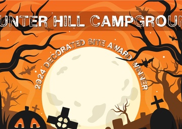 Gunter Hill Campground Halloween Decoration Certificate