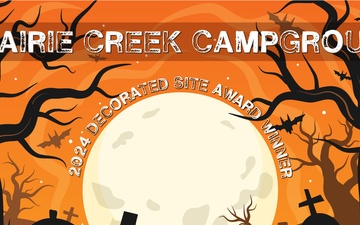 Prairie Creek Campground Halloween Decoration Certificate