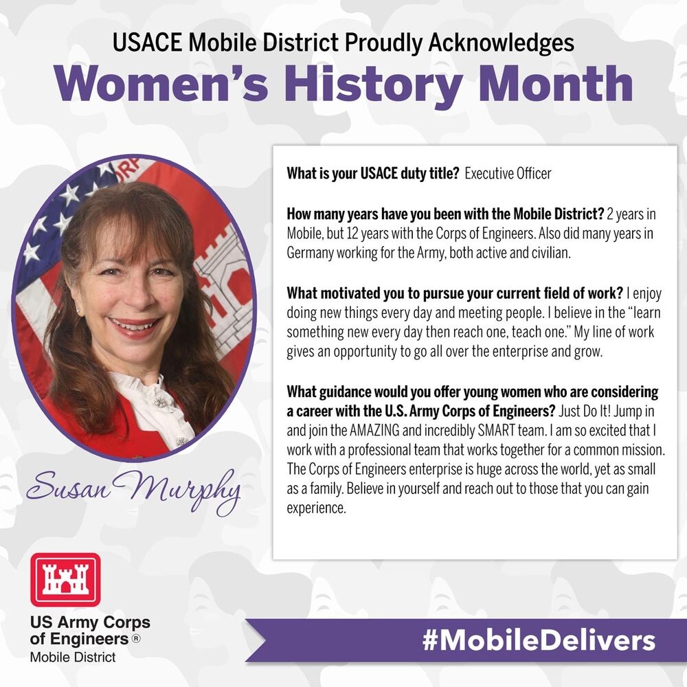 Women&amp;#39;s History Month graphic featuring Susan Murphy