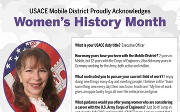 Women&amp;#39;s History Month graphic featuring Susan Murphy