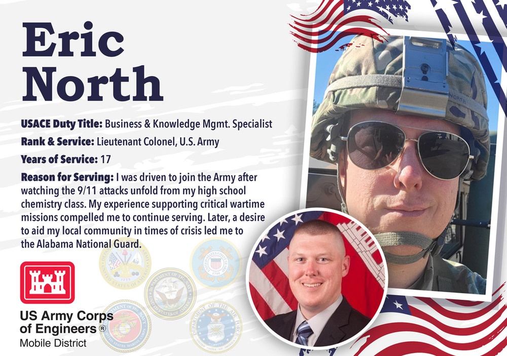 Veterans Day 2023 Post featuring Eric North