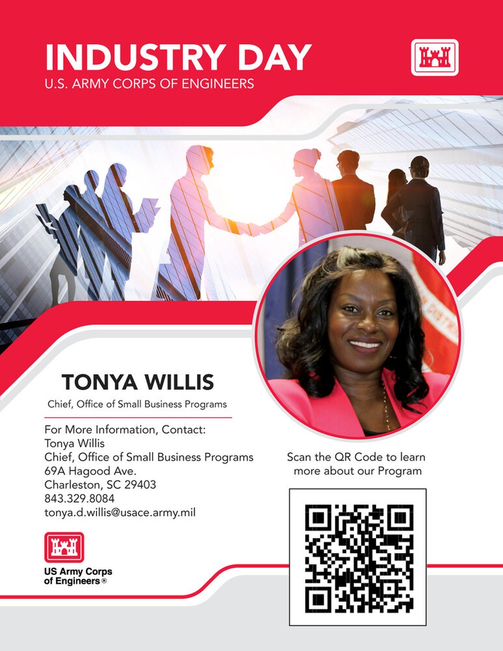 2024 Industry Day flyer featuring Tonya Willis