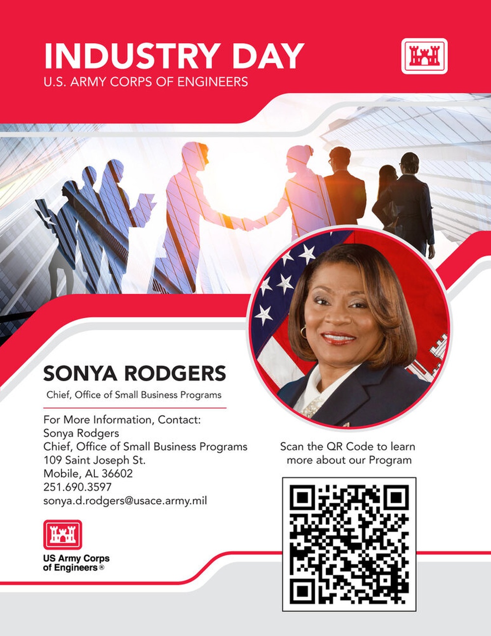 2024 Industry Day flyer featuring Sonya Rodgers