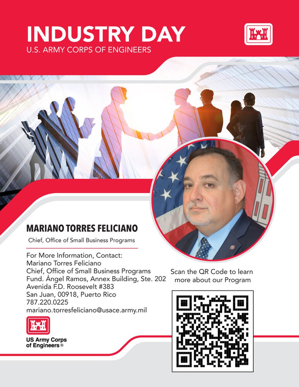 2024 Industry Day flyer featuring Mariano Torres Feliciano