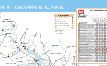 Walter F. George Lake Map and Artwork