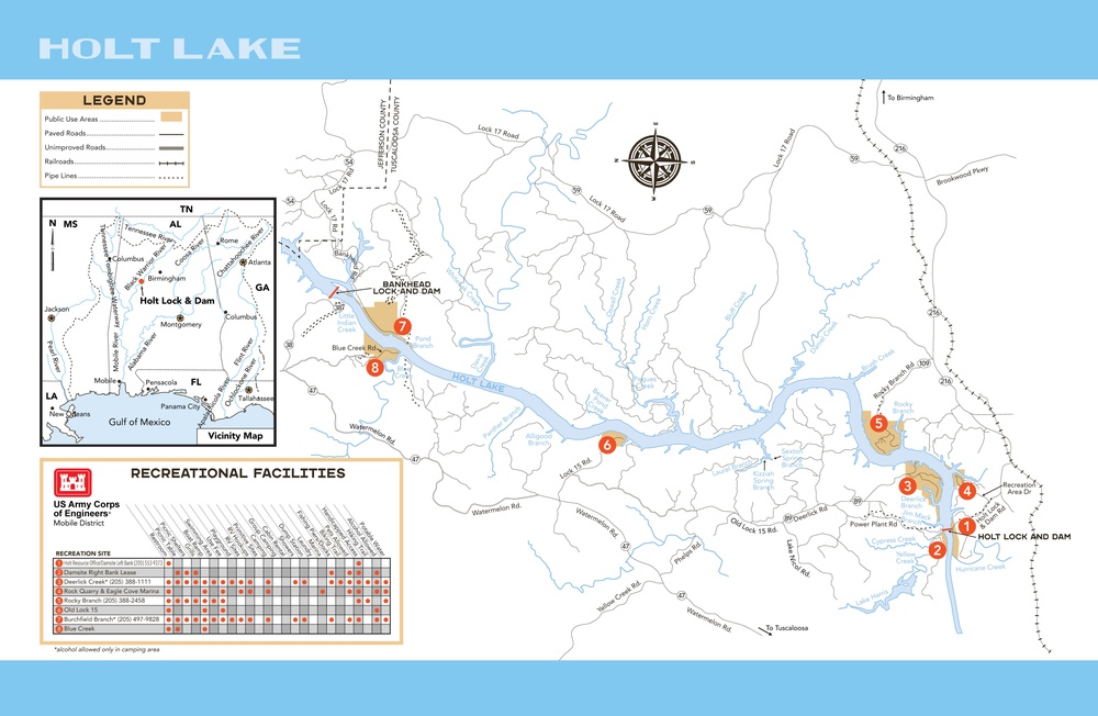 Holt Lake Map and Artwork