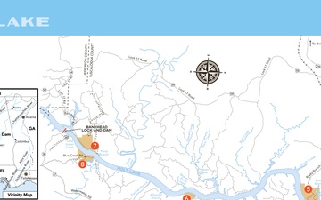 Holt Lake Map and Artwork