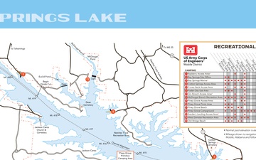 Bay Springs Lake Map and Artwork