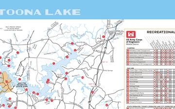 Allatoona Lake Map and Artwork