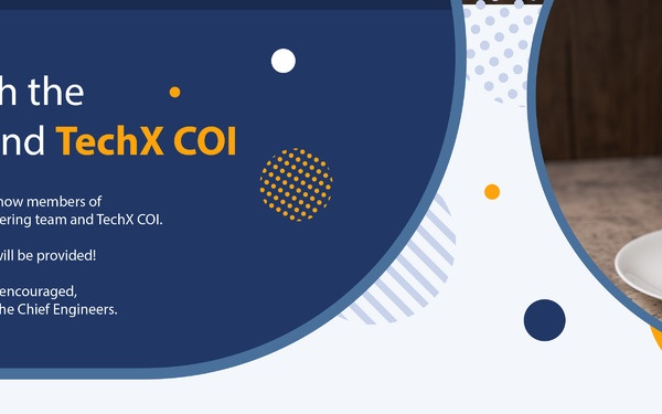 Coffee with the CHENGs and TechX COI Flyer