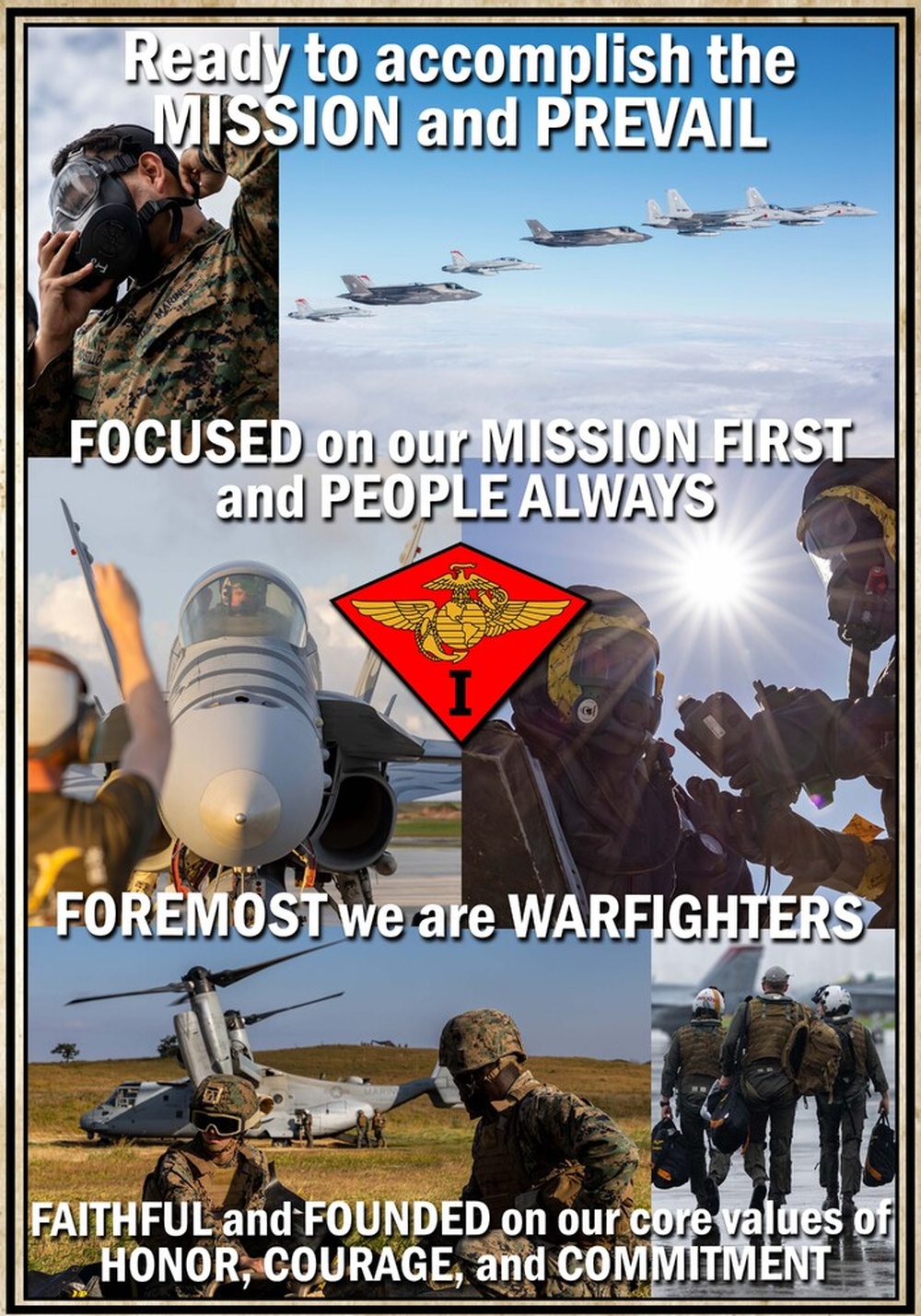 Philosophy and guidance of 1st MAW commanding general