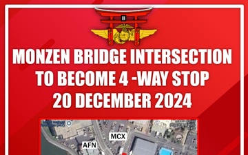 MCAS Iwakuni Monzen Bridge 4-way stop