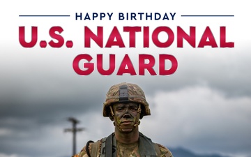 National Guard Birthday Graphic