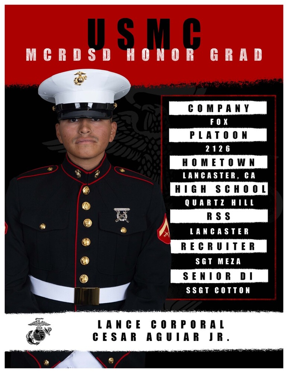 Fox Company Honor Graduate