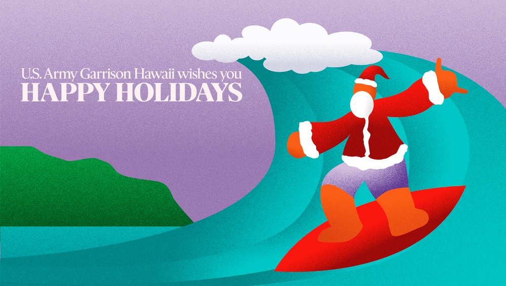 U.S. Army Garrison Hawaii Holiday Facebook Cover