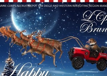 Lance Cpl. Bruno wishes everyone a Happy Holidays