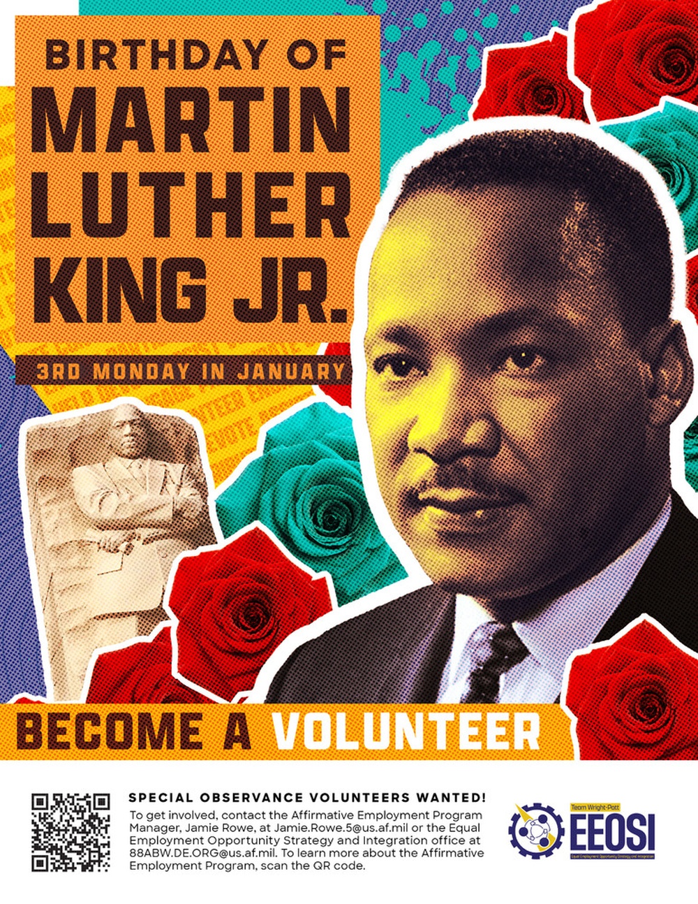 88th Air Base Wing seeks volunteers to support Martin Luther King Jr. Day Special Observance