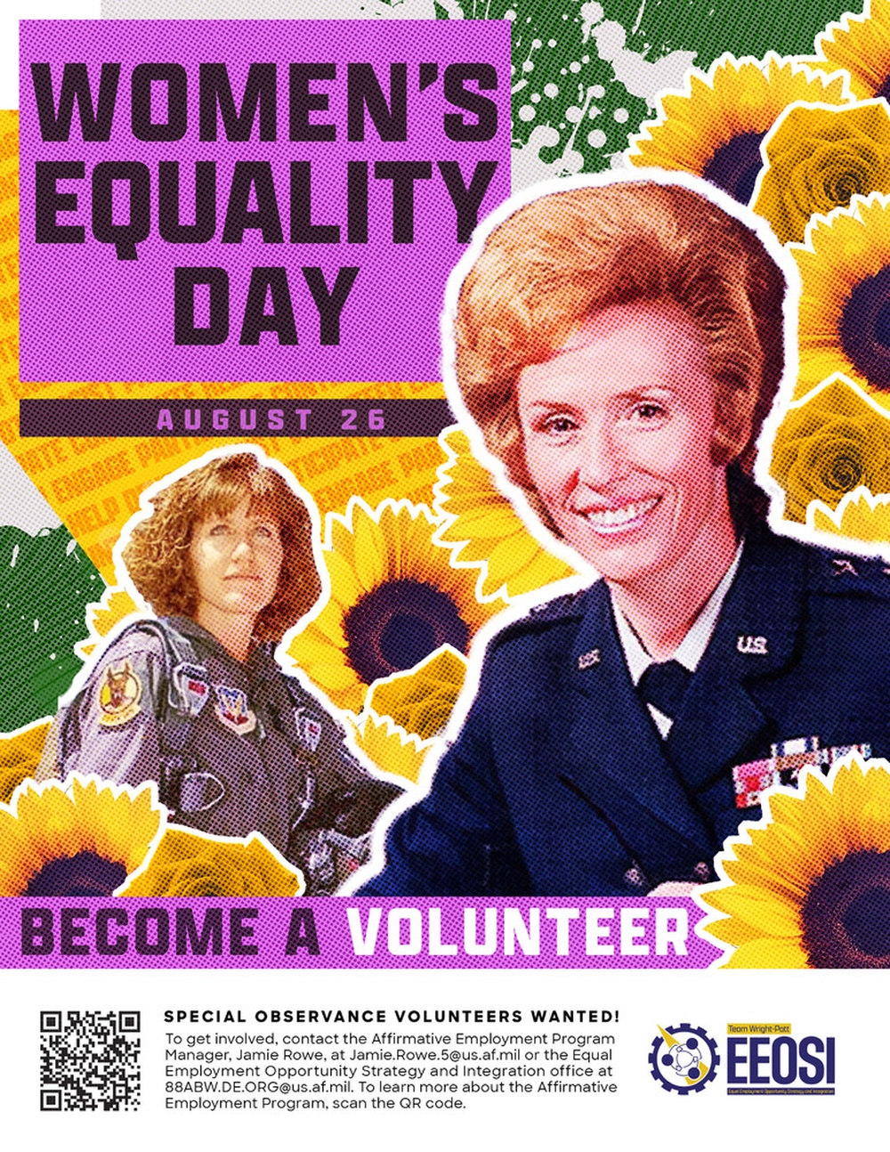 88th Air Base Wing seeks volunteers to support Women&amp;#39;s Equality Day Special Observance