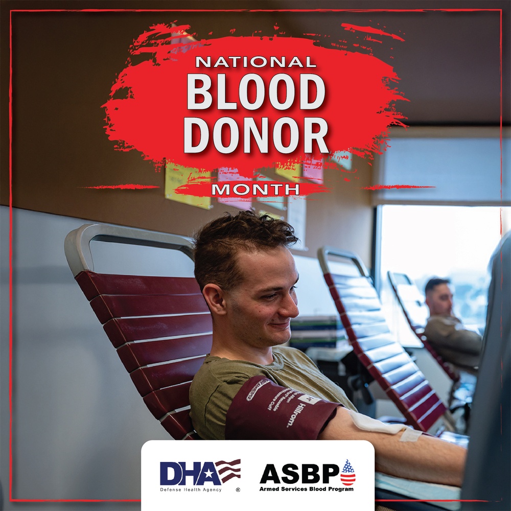 National Blood Donor Month