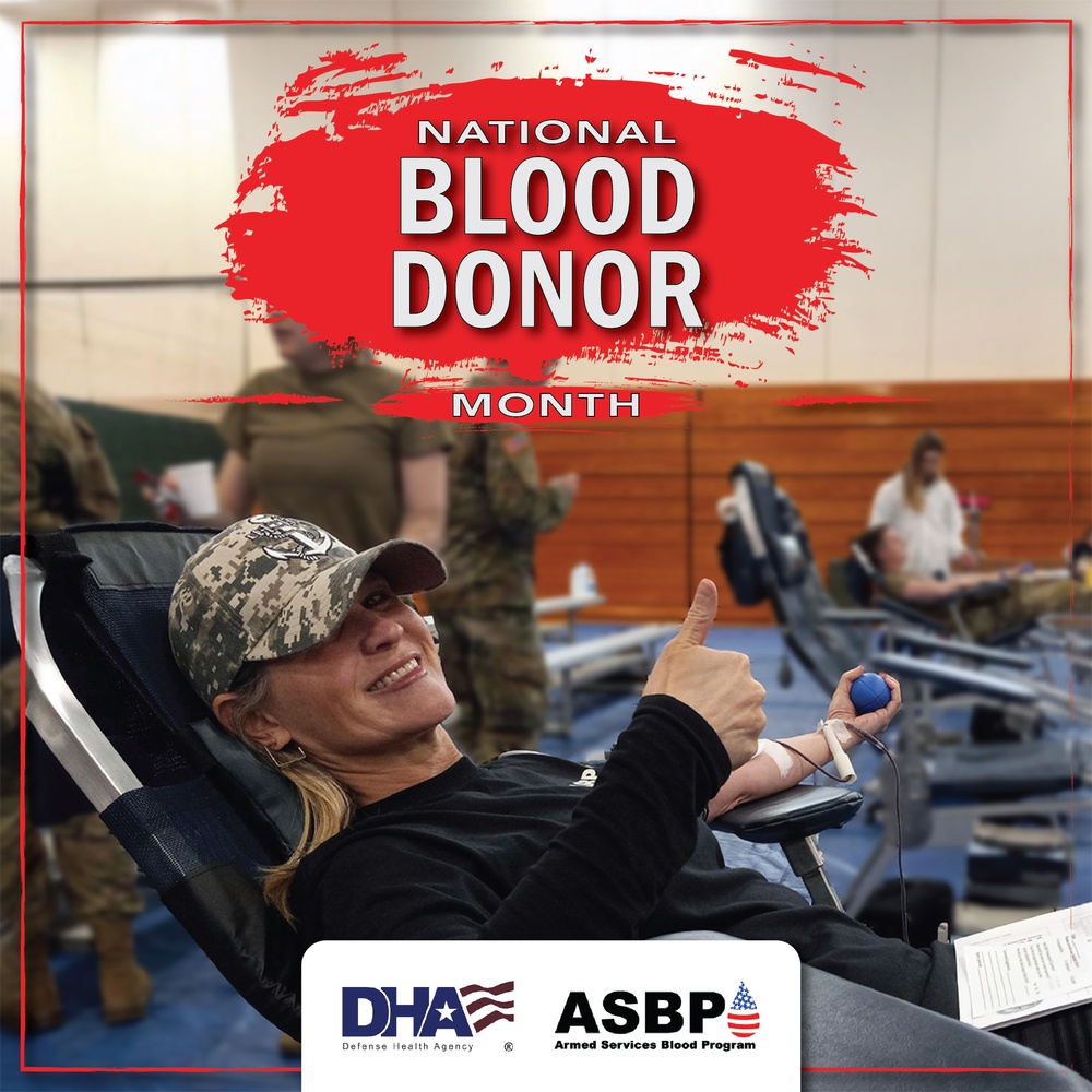 National Blood Donor Month