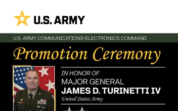 Major General Turinetti Promotion