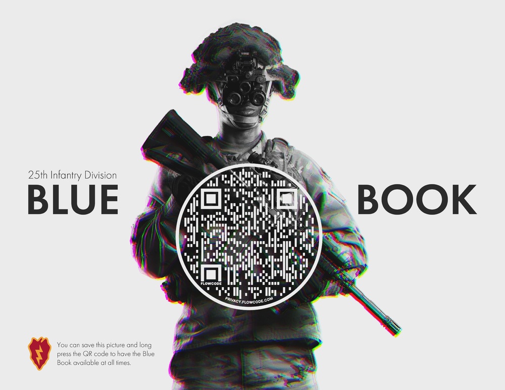 25th ID Blue book QR code Poster