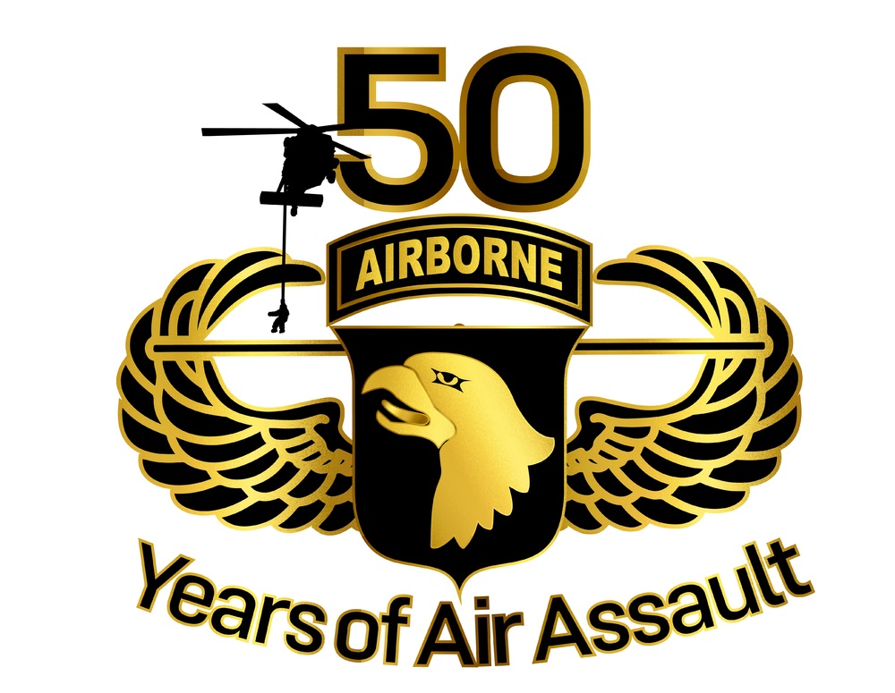 Logo Design for 50 Years of the Parenthetical Air Assault Designation