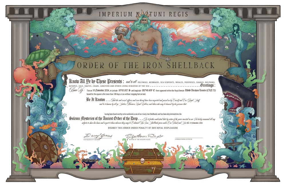 Iron Shellback certificate