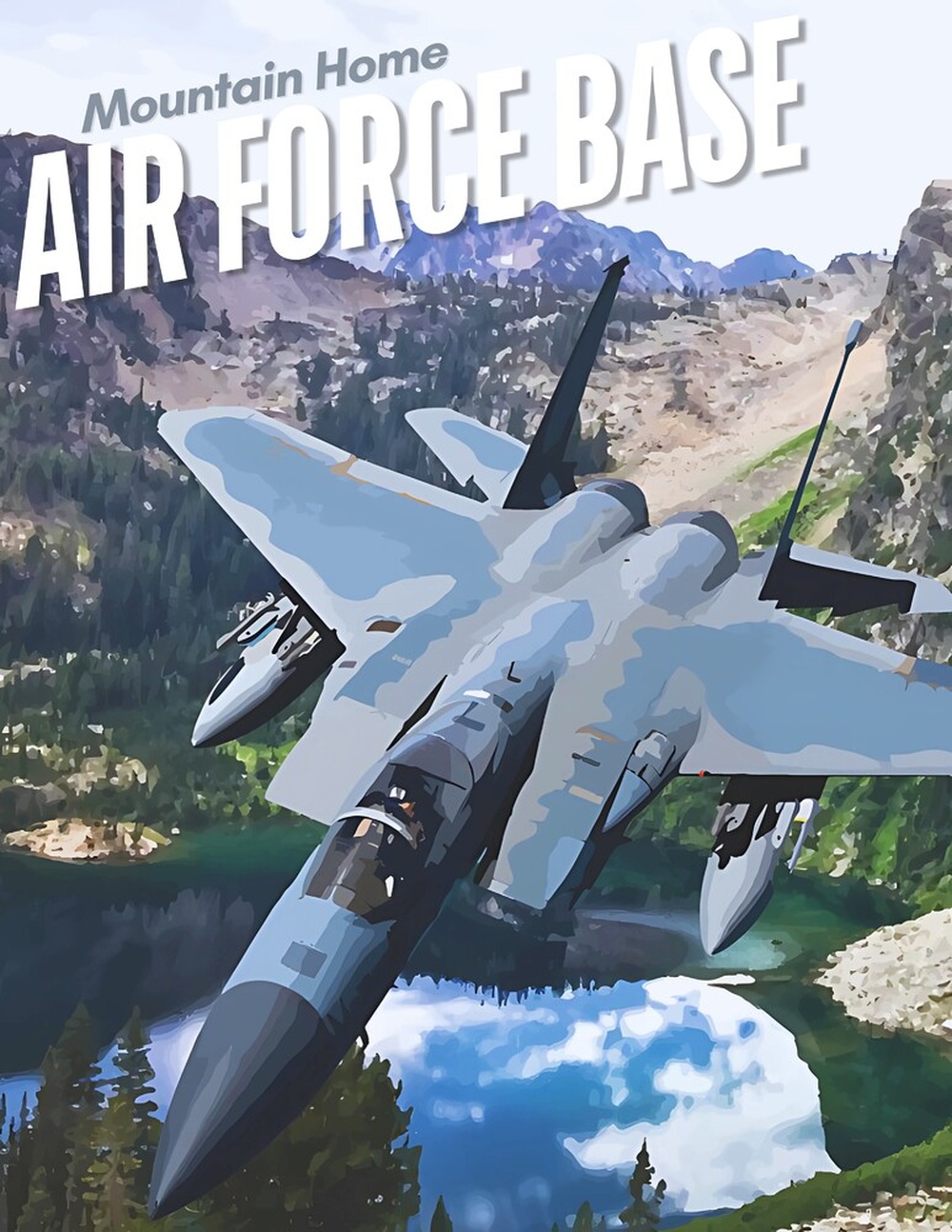 Mountain Home AFB F-15E Poster