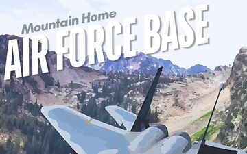 Mountain Home AFB F-15E Poster