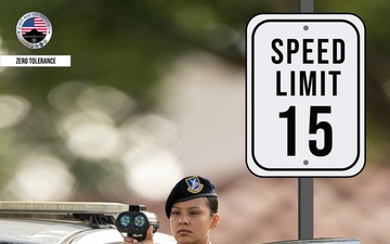 No speeding poster