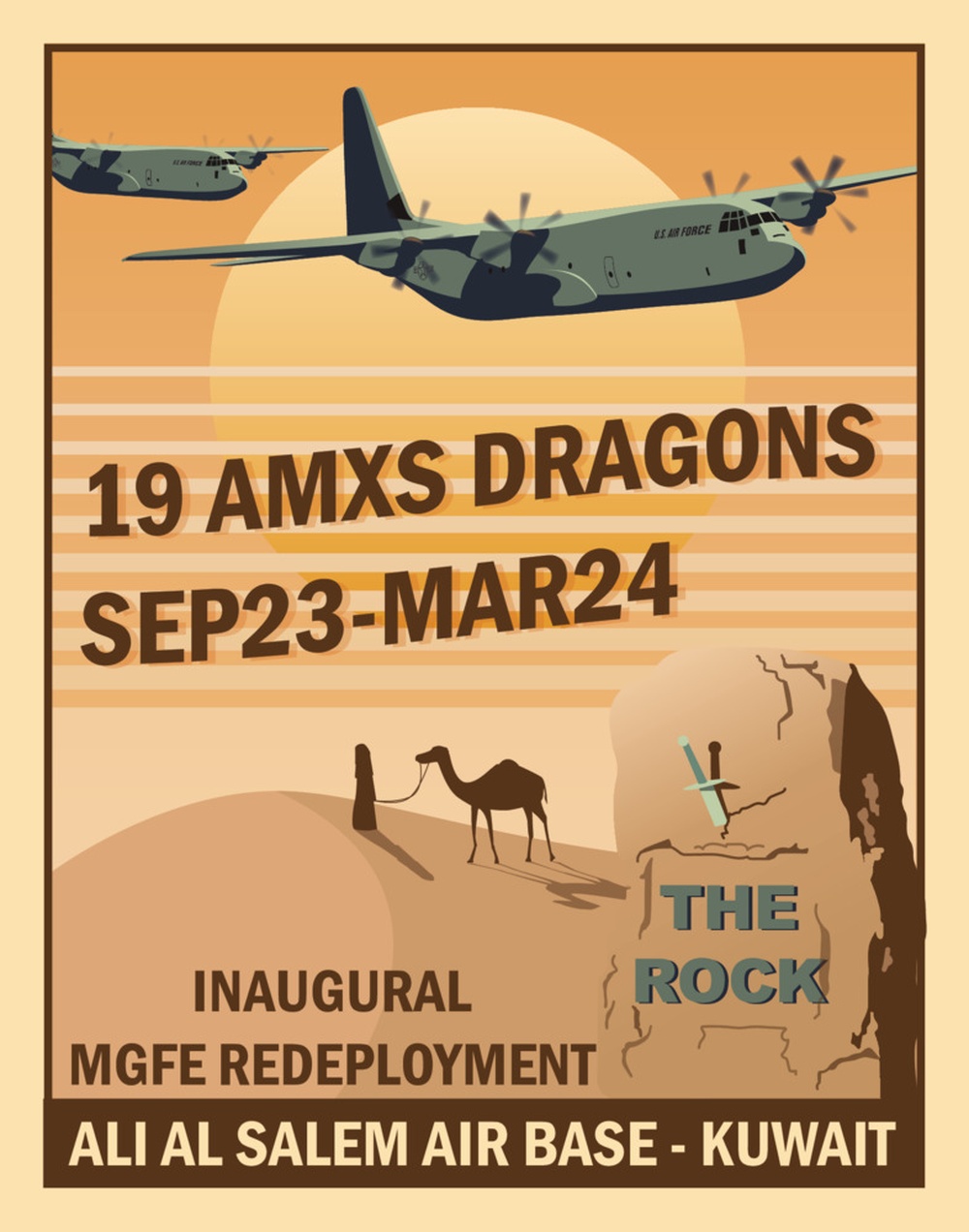 Honoring Excellence: 19 AMXS Dragons Inaugural MGFE Redeployment