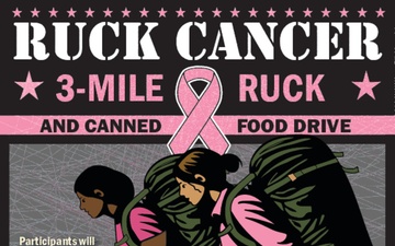 Little Rock AFB hosts Ruck Cancer event to support breast cancer awareness