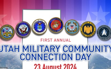 Utah Military Community Connection Day - event flyer